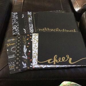 Christmas Cheer Loose Scrapbook Paper Bundle